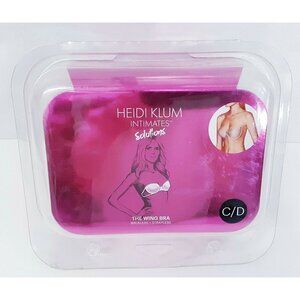 Backless Strapless Wing Bra Heidi Klum Women Sz C/D Nude Intimates Solutions NIP
